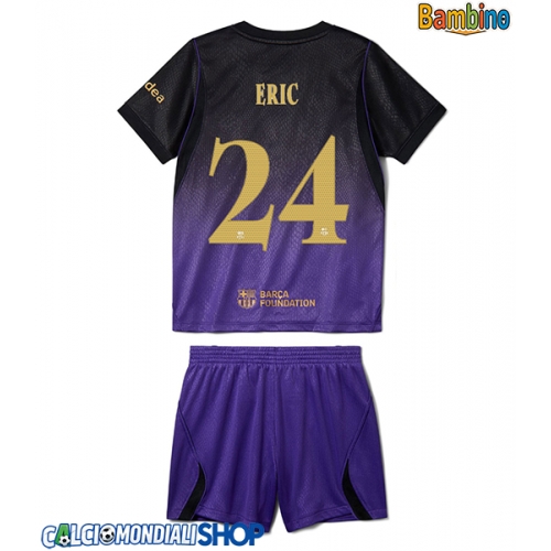 Maglie da calcio Barcelona Eric Garcia #24 Seconda Maglia Bambino 2026-27 Manica Corta + Pantaloni corti)